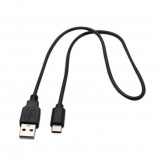 USB to Type-c charger  cable  PVC black cable